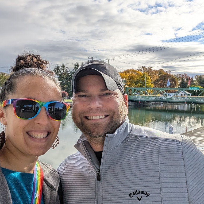 Tom and Ariana Sylvester together outdoors